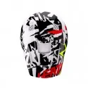 LEATT KIT MOTO 3.5 V25 ZEBRA offroadowy kask motocyklowy z goglami Vizion 3.5