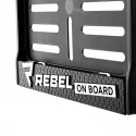REBELHORN Rebel On Board Ramka Na Rejestrację Motocykla