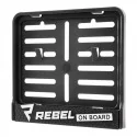 REBELHORN Rebel On Board Ramka Na Rejestrację Motocykla