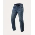 REV'IT Detroit 3 jeansowe spodnie motocyklowe ciemno niebieskie