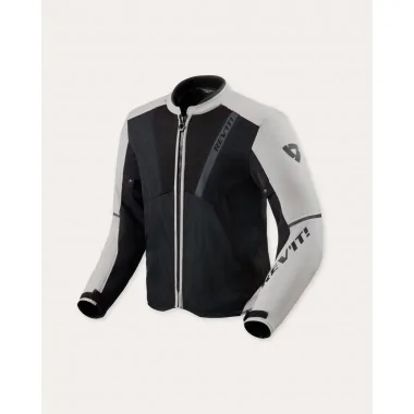 REV'IT GT-R 4 Air letnia tekstylna kurtka motocyklowa czarno szara