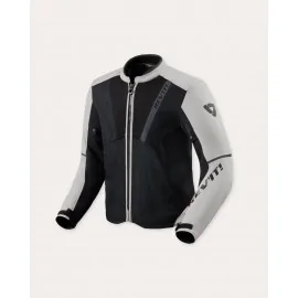 REV'IT GT-R 4 Air letnia tekstylna kurtka motocyklowa czarno szara