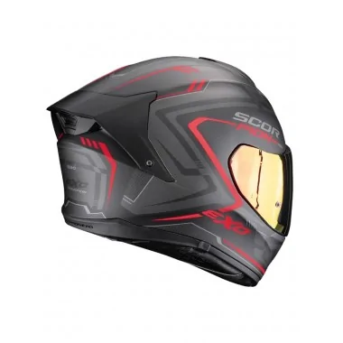 SCORPION EXO-530 Air Slope czarno czerwony mat