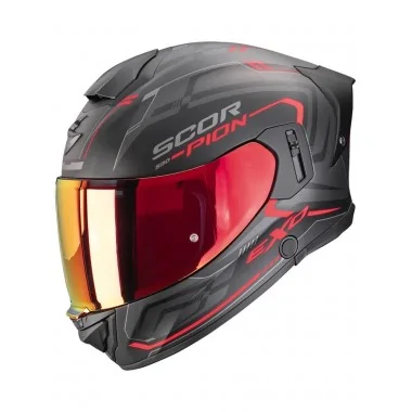 SCORPION EXO-530 Air Slope czarno czerwony mat