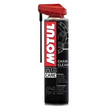 MOTUL Zestaw do Czyszczenia i Smarowania Łańcucha Motocyklowego C1 + C2 400 ml + Szczotka