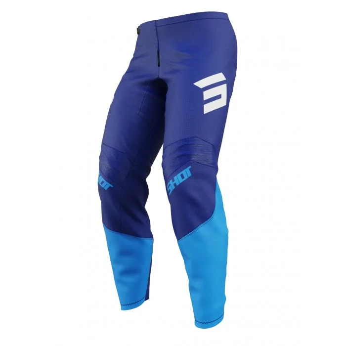 SHOT Draw Private Blue offroadowe spodnie motocyklowe niebieskie