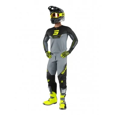 SHOT Devo Daytona Neon Yellow offroadowa koszulka motocyklowa żółta fluo