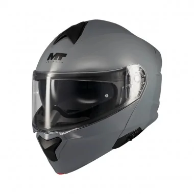 MT Genesis SV Pure A12 szczękowy kask motocyklowy z blendą szary połysk