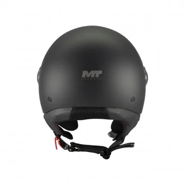 MT Helmets STREET S Jet Pure A1 otwarty kask motocyklowy czarny mat