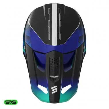 SHOT Speed Olymp offroadowy kask motocyklowy Quad Motocross niebieski