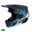 SHOT SPEED KID OLYMP BLUE PEARLY dziecięcy offroadowy kask motocyklowy Quad Motocross niebieski