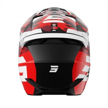 SHOT FURIOUS Flash Red Glossy offroadowy kask motocyklowy Quad Motocross