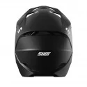 SHOT FURIOUS Solid Black offroadowy kask motocyklowy Quad Motocross