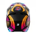 SHOT FURIOUS KID MIAMI ORANGE GLOSSY dziecięcy offroadowy kask motocyklowy Quad Motocross pomarańczowy połysk