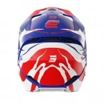 SHOT FURIOUS KID BEAST BLUE RED GLOSSY dziecięcy offroadowy kask motocyklowy Quad Motocross połysk