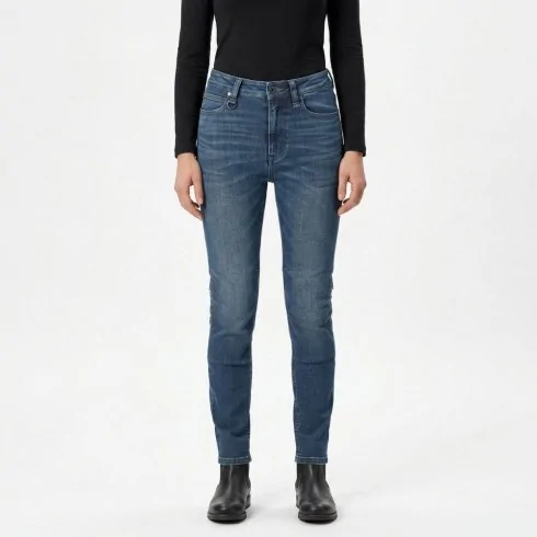 SPIDI J-Fit Superslim Lady damskie jeansowe spodnie motocyklowe niebieskie