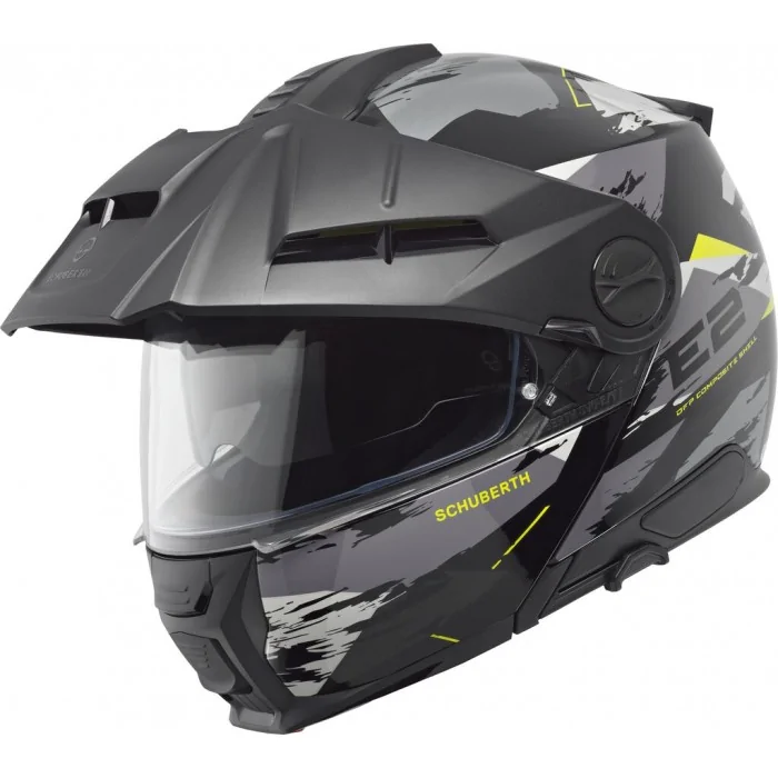 Schuberth E2 Trail Yellow szczękowy kask motocyklowy żółty