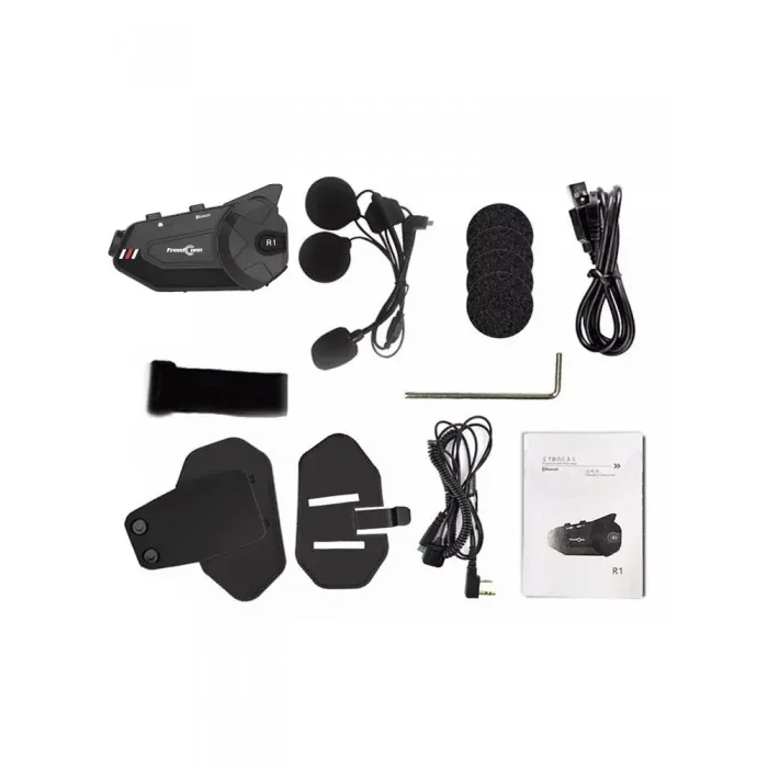 FreedConn R1 PLUS E interkom motocyklowy Bluetooth 5.4+EDR