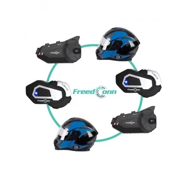 FreedConn R1 PLUS E interkom motocyklowy Bluetooth 5.4+EDR