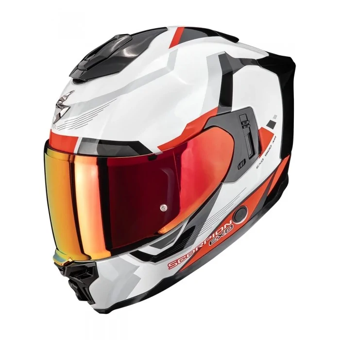 SCORPION EXO-1500 AIR Arena integralny kask motocyklowy biało czerwony