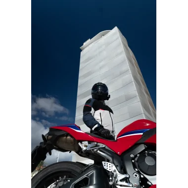 SECA Airflow III tekstylna kurtka motocyklowa szara