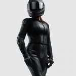 REBELHORN Diva damska skórzana kurtka motocyklowa czarna