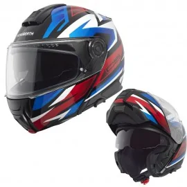 Schuberth C5 Zenith Blue szczękowy kask motocyklowy niebieski