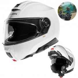 SCHUBERTH C5 ANC szczękowy kask motocyklowy z aktywną redukcją hałasu biały