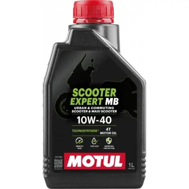 MOTUL SCOOTER EXPERT Półsyntetyczny olej silnikowy do silników czterosuwowych 10W40 1 litr