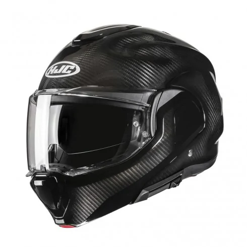 HJC F100 Carbon szczękowy karbonowy kask motocyklowy Solid Black HJC F100 Carbon szczękowy karbonowy kask motocyklowy Solid Black
