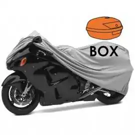 Pokrowiec motocyklowy z miejscem na kufer TKN 420D BOX