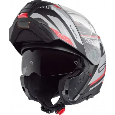 Schuberth C5 Velocity Red szczękowy kask motocyklowy niebieski