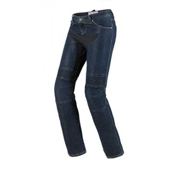 SPIDI J24 050 Furious Lady Damskie jeans'owe spodnie motocyklowe niebieskie