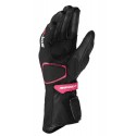 SPIDI A189 545 STR-5 Lady Damskie sportowe rękawice motocyklowe skórzane różowe