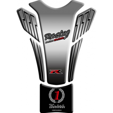 Tankpad Keiti HONDA RACING SILVER