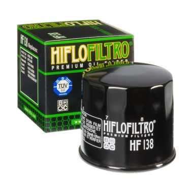 HIFLO HF 138 Filtr oleju APRILIA, SUZUKI, ARCTIC, KYMCO, KAWASAKI,