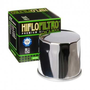 HIFLO HF 138C Filtr oleju chromowany APRILIA, SUZUKI, ARCTIC, KYMCO, KAWASAKI,