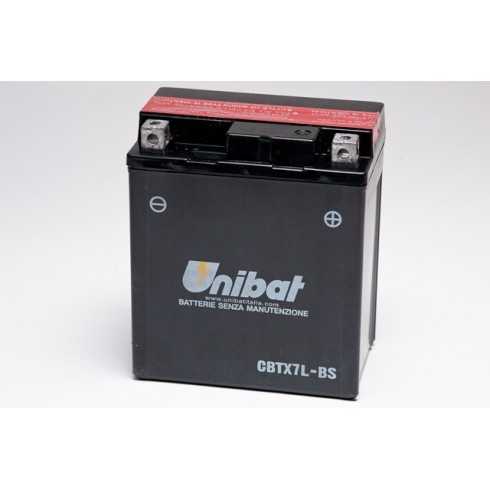 UNIBAT CBTX7L-BS Akumulator motocyklowy bezobsługowy 12V 6Ah prawy+