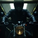SPIDI P167 026 Garage Robust Męska skórzana kurtka motocyklowa czarna / duże rozmiary