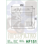 HIFLO HF 151 Filtr oleju BMW, JAWA, MUZ, CCM, BOMBARDIER, BIMOTA