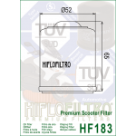 HIFLO HF 183 Filtr oleju ADIVA, APRILIA, BENELLI, DERBI, GILERA, ITALJET, MALAGUTI, PEUGEOT, PIAGGIO,
