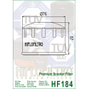 HIFLO HF 184 Filtr oleju PIAGGIO, GILERA, APRILIA, ADIVA, MALAGUTI, PEUGEOT