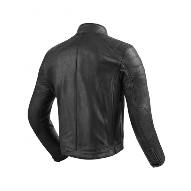 REV'IT STEWART Klasyczna skórzana kurtka motocyklowa w wersji męskiej czarna