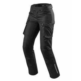 REV'IT OUTBACK LADIES Damskie tekstylne spodnie motocyklowe czarne