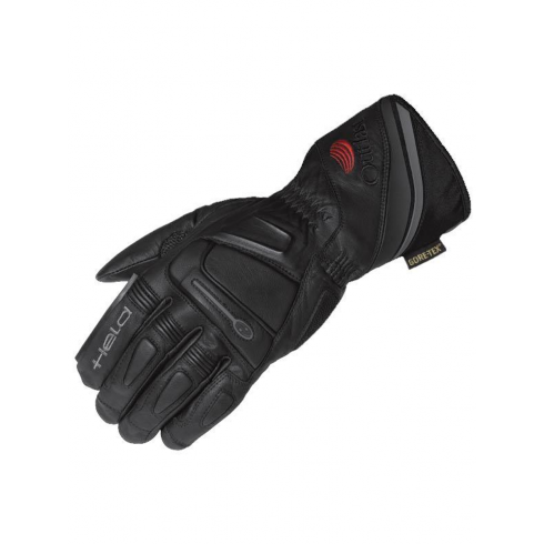 HELD SEASON GORE-TEX Skórzane rękawice motocyklowe z membraną czarne