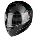 mt helmets kask motocyklowy szczękowy ATOM SV SOLID GLOSS BLACK