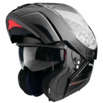 mt helmets kask motocyklowy szczękowy ATOM SV SOLID GLOSS BLACK kask na motor