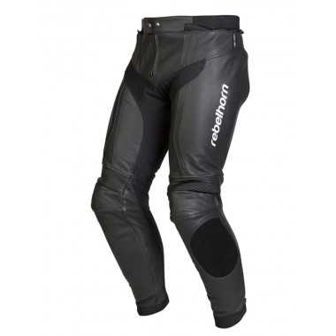REBELHORN PISTON II Sportowe skórzane spodnie motocyklowe czarne