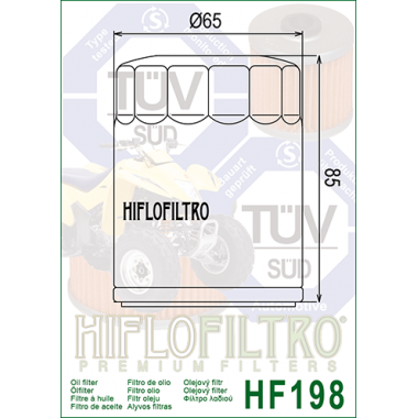 HIFLO HF198 Filtr oleju POLARIS